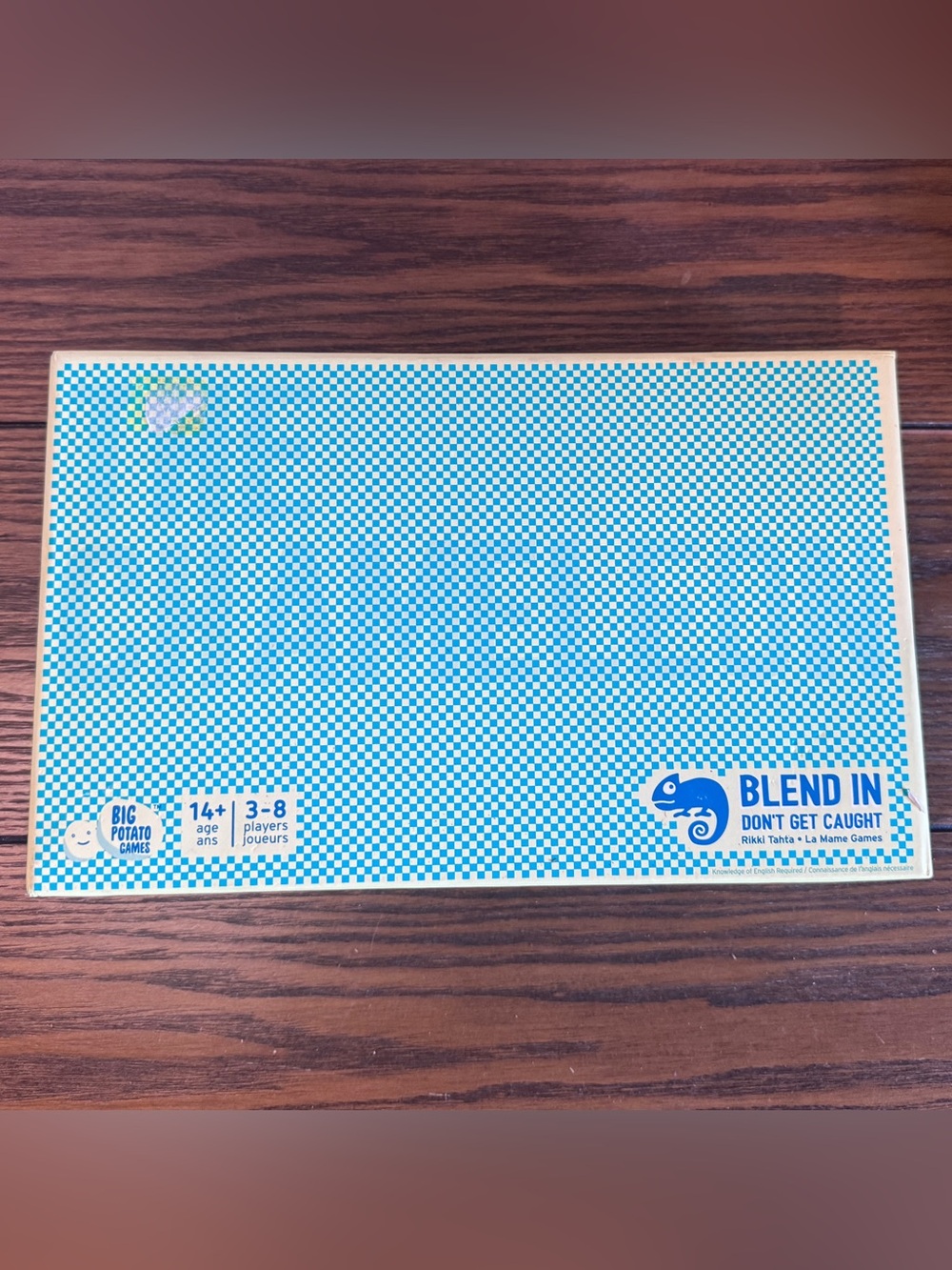 The Chameleon Board Game by Big Potato Games - Open Box New Social Party Game